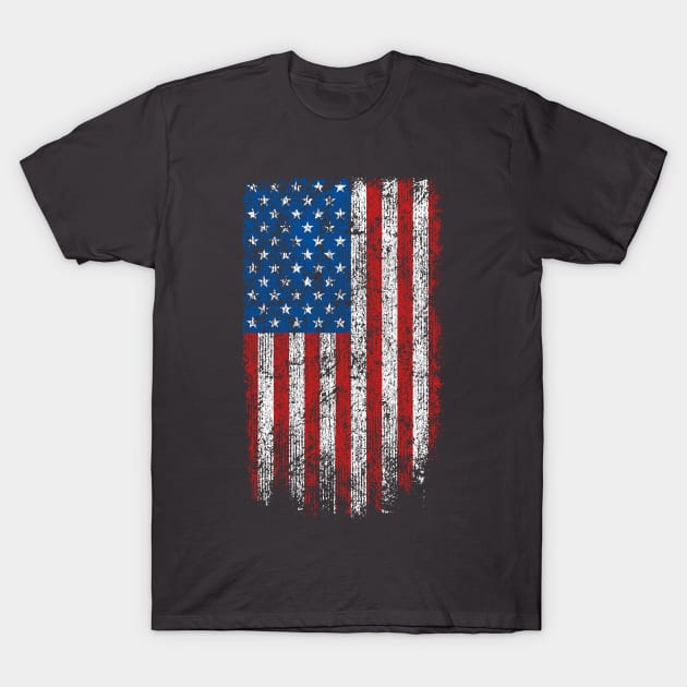 USA flag T-Shirt by Roadkill Creations